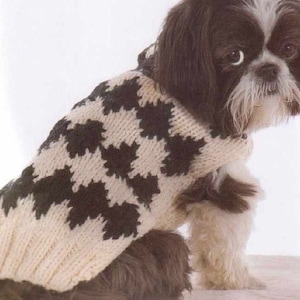 Dog Coat Jacket PATTERN ebook PDF/36 Dog Knitted Patterns Vintage/Instant Download/Knit Dogs Outfits