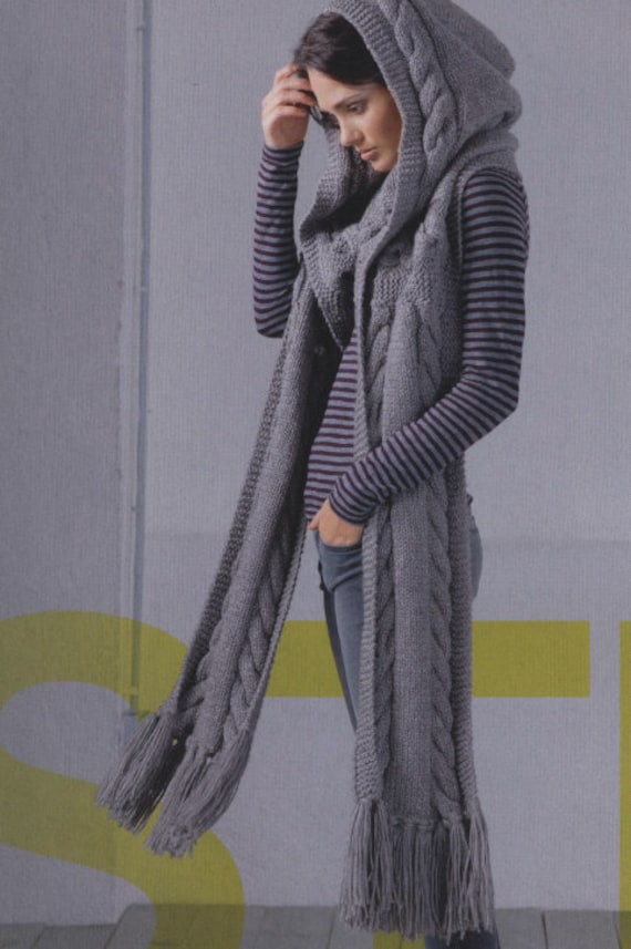 MODELLO LAVORAZIONE A MAGLIA ⨯ Modello di maglia per sciarpa con