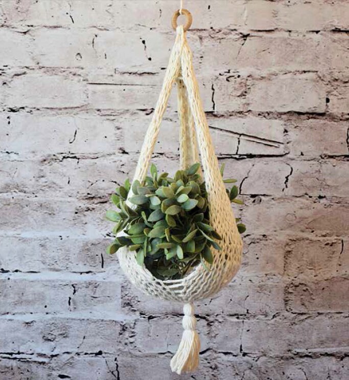 DIY Macrame Kit Medium Size Plant Hanger, Includes Materials and  Downloadable PDF Pattern With Step by Step Instructions for Beginners 