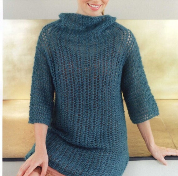 KNITTING PATTERN Oversized Sweater Women/instant PDF Download
