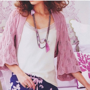 Wrap Capelet KNITTING PATTERN Women/Worsted Yarn Wedding Shawl Bolero Capelet Shrug/Bridal Bridesmaids Vintage Pattern/Instant PDF Download
