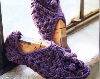 CROCHET PATTERN Slippers/Crochet Pattern Slipper Socks/Instant PDF Download/Gift Idea/Slippers Diy