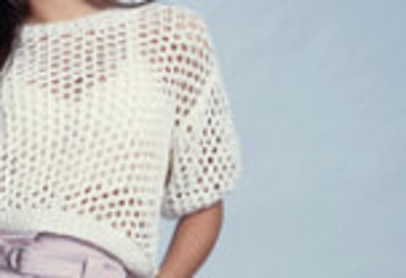 white mesh crop top short sleeve