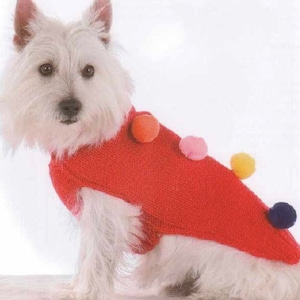 Dog Coat Jacket PATTERN ebook PDF/36 Dog Knitted Patterns Vintage/Instant Download/Knit Dogs Outfits