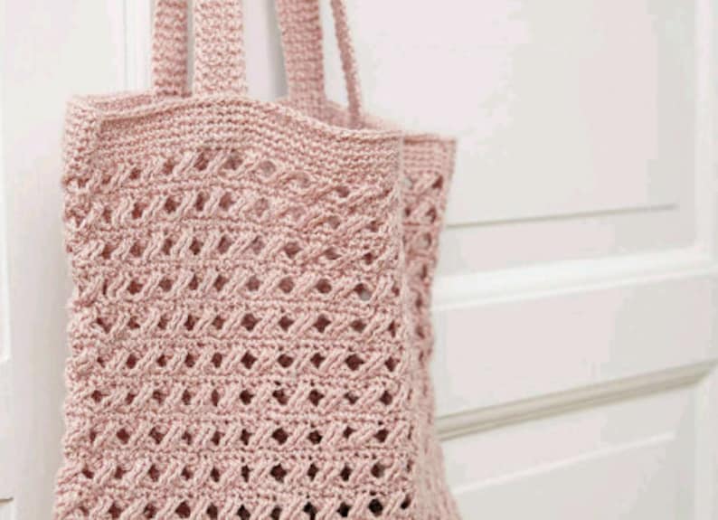 Crochet Market Bag PATTERN Tote Beach Bag Pattern Instant PDF Download Crochet Bag Pattern Tote purse woman Summer Beach Bag image 1