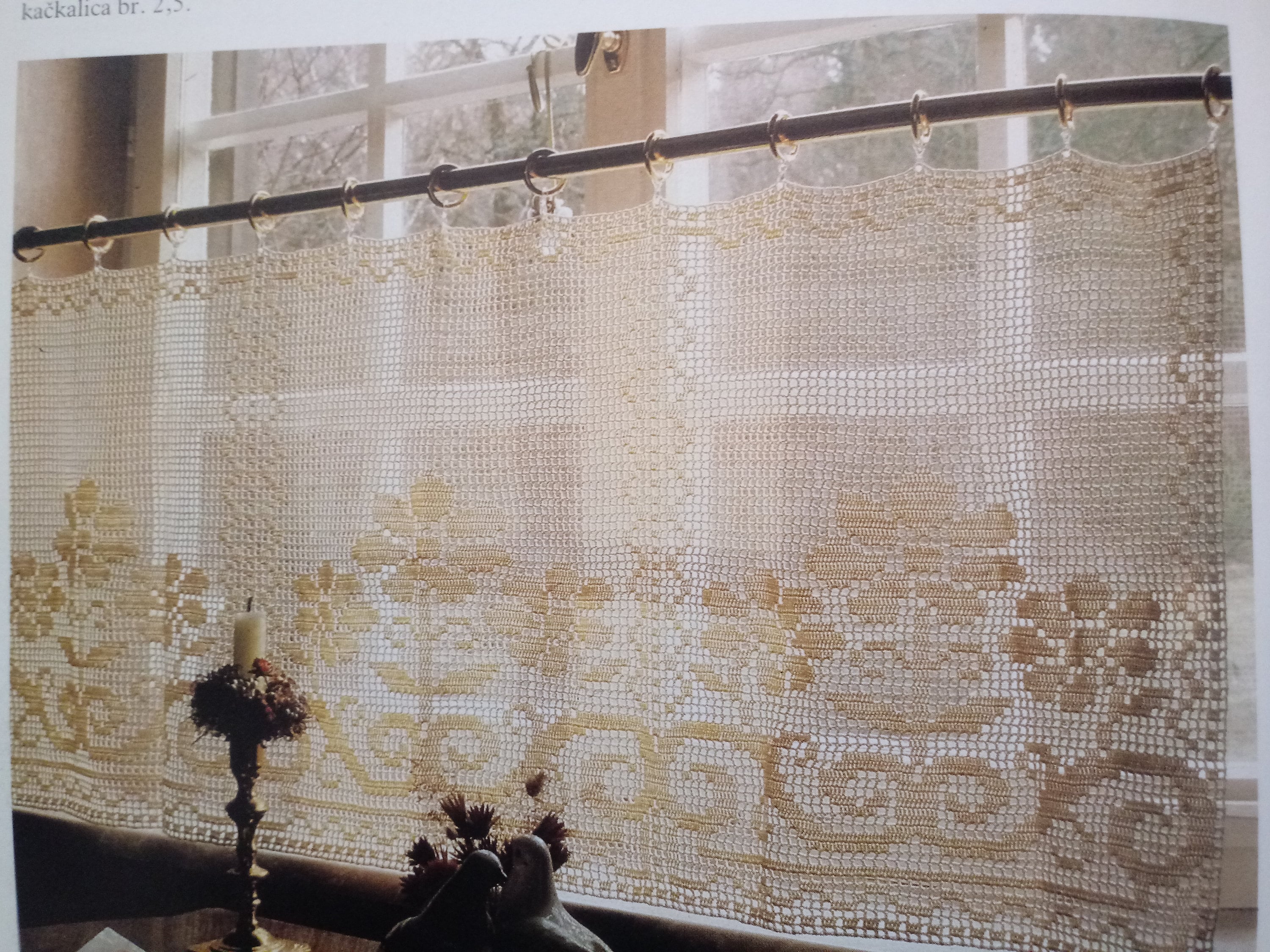 PDF CROCHET PATTERN Curtains Vintage Lace Curtains Crochet Etsy