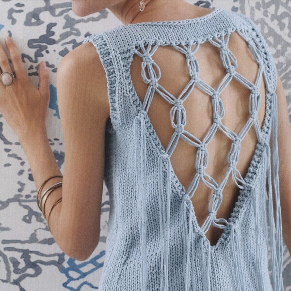 Macrame Vest Etsy