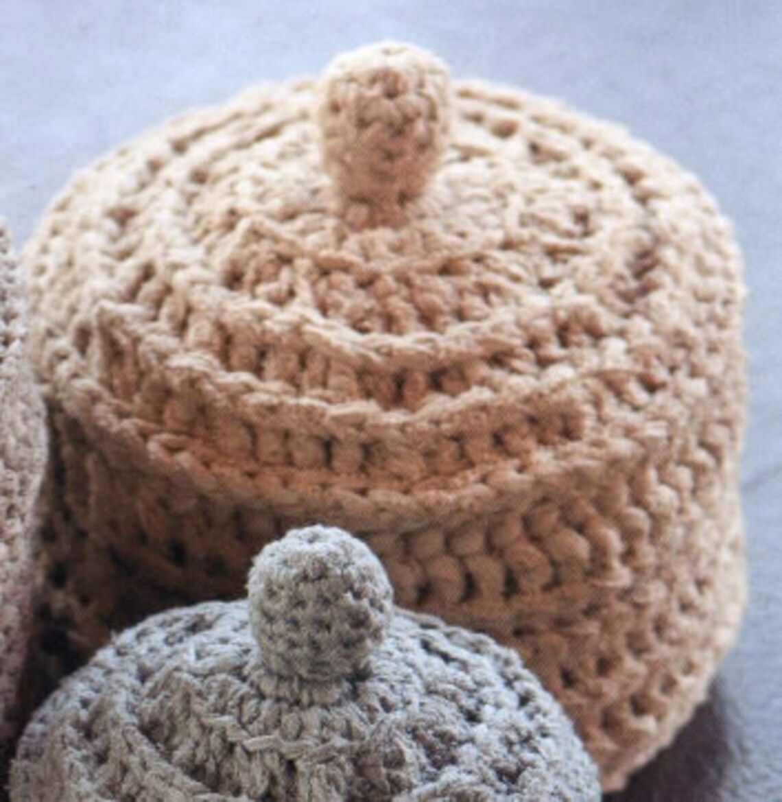Crochet Containers Easy Crochet Basket Pattern/instant PDF Download/gift Idea/crochet ...