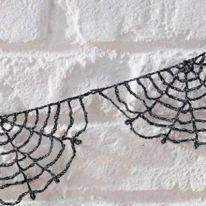 CROCHET PATTERN Halloween Bunting/Cobweb Pattern/Instant PDF Download/Halloween Decor Diy, Crochet Pattern Halloween Cobweb image 2