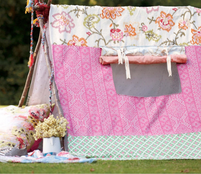 SEWING PATTERN Easy Tent/Camping Glamping Tent Shelter How To Tutorial/Instant PDF Download/Garden Decor Sewing Pattern image 2