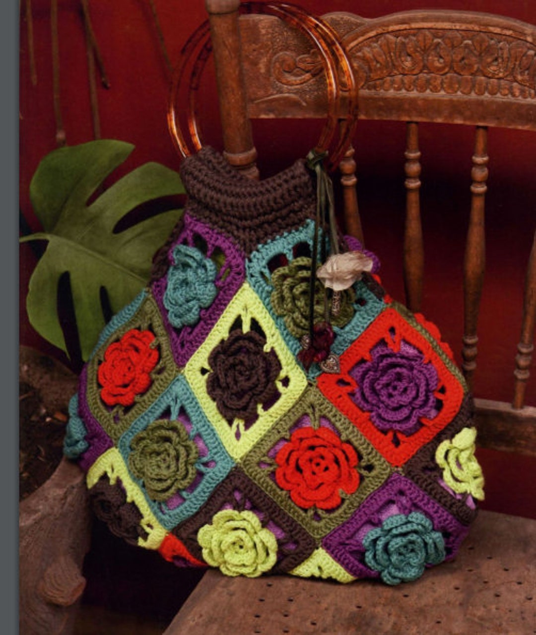 Handbag Purse CROCHET PATTERN - Boho Purse Bag Pattern - Instant PDF ...