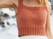 Beginner Easy Sleeveless Vest Tank TopKNITTING PATTERN Women/Aran Medium Yarn Instant PDF Download/Summer Tank Top Vest Pattern Beginner 