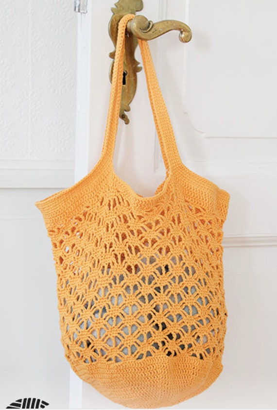 Crochet Market Bag PATTERN Tote Beach Bag Pattern Instant PDF