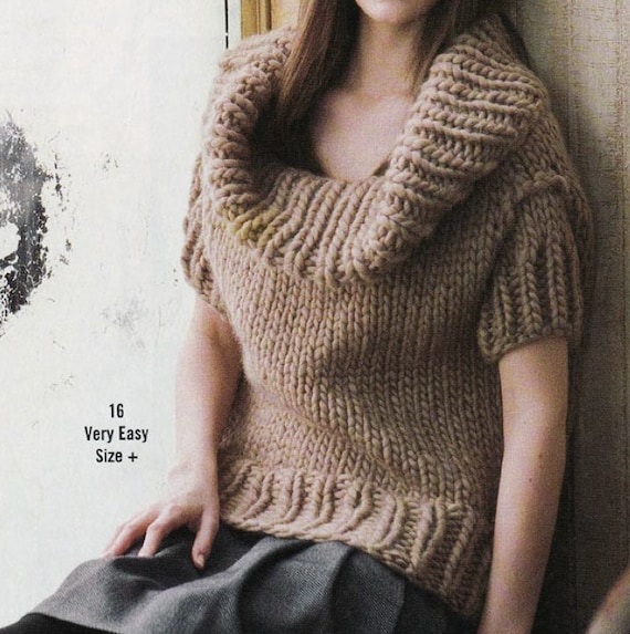 Chunky cowl neck sweater online