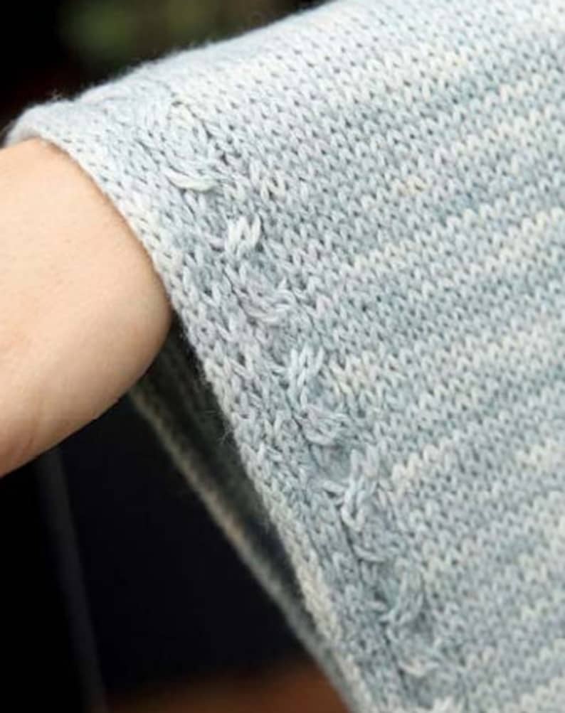 KNITTING PATTERN Poncho Women/sport Weight Yarn/instant Etsy