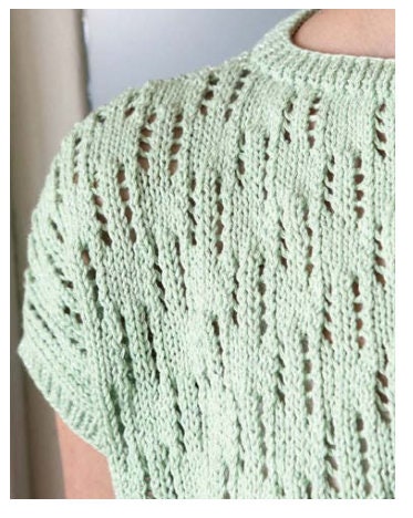 Lace Sweater KNITTING PATTERN Women/dk Yarn/instant PDF