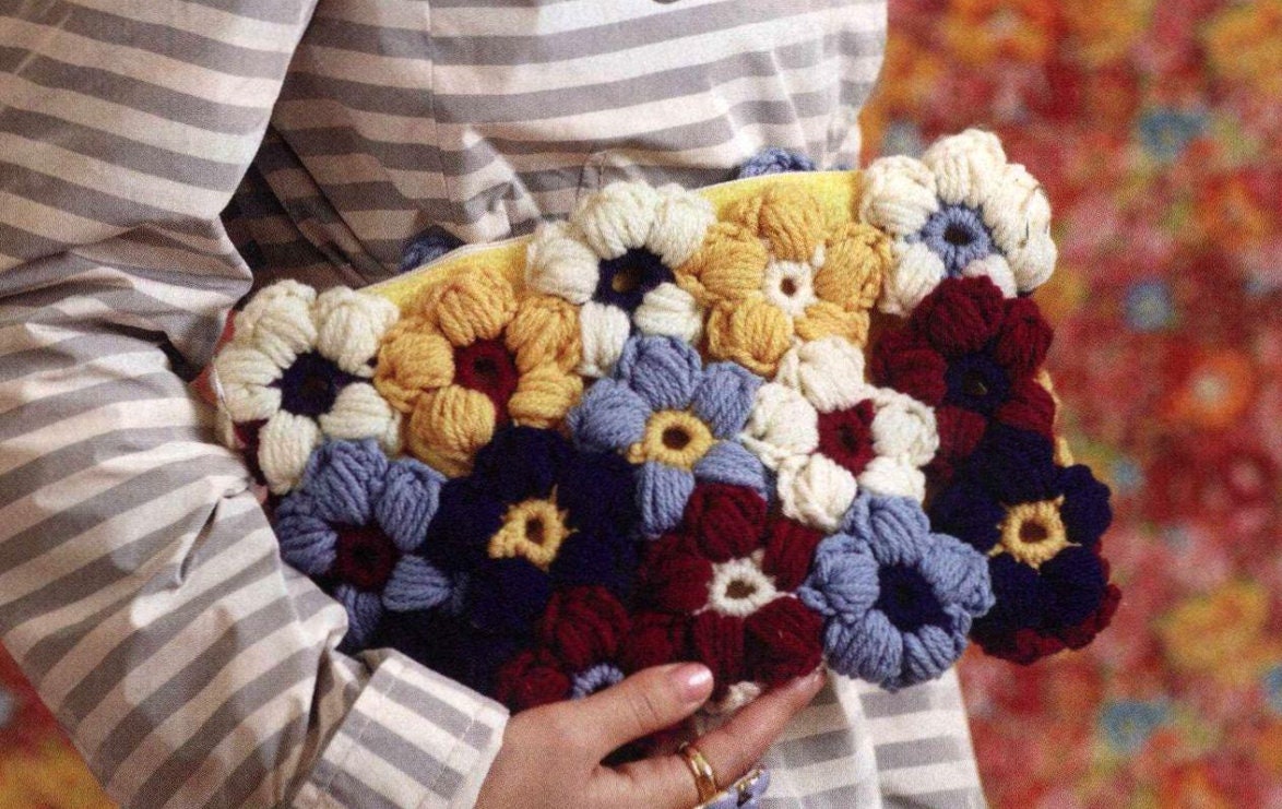 Crochet flower bag pattern shop