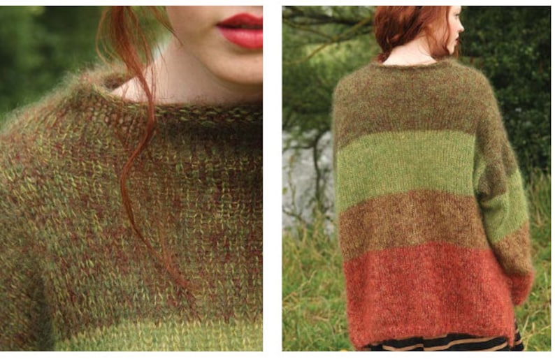 Easy Oversized Sweater KNITTING PATTERN Women/instant PDF Download ...