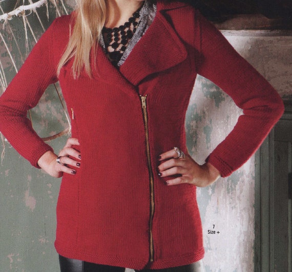 Knitted clearance biker cardigan