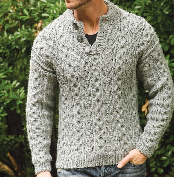 Zopfmuster Anleitung Herrenpullover Stricken Zopfmuster