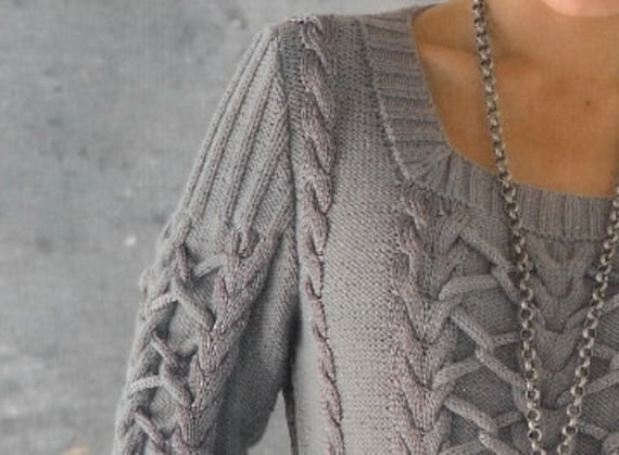 【BAON】[unisex] Centory Cable Over Round Knit Chunky Cable Knit Sweater - Ready To Wear – Friday Knits