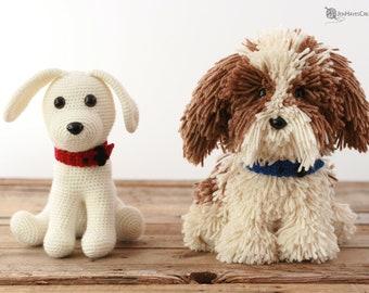 Crochet Puppy Dog Pattern | Crochet Dog Pattern | Puppy Pattern | Crochet Dog | Fluffy Crochet Dog | Basic Dog Pattern | Sitting Dog Pattern