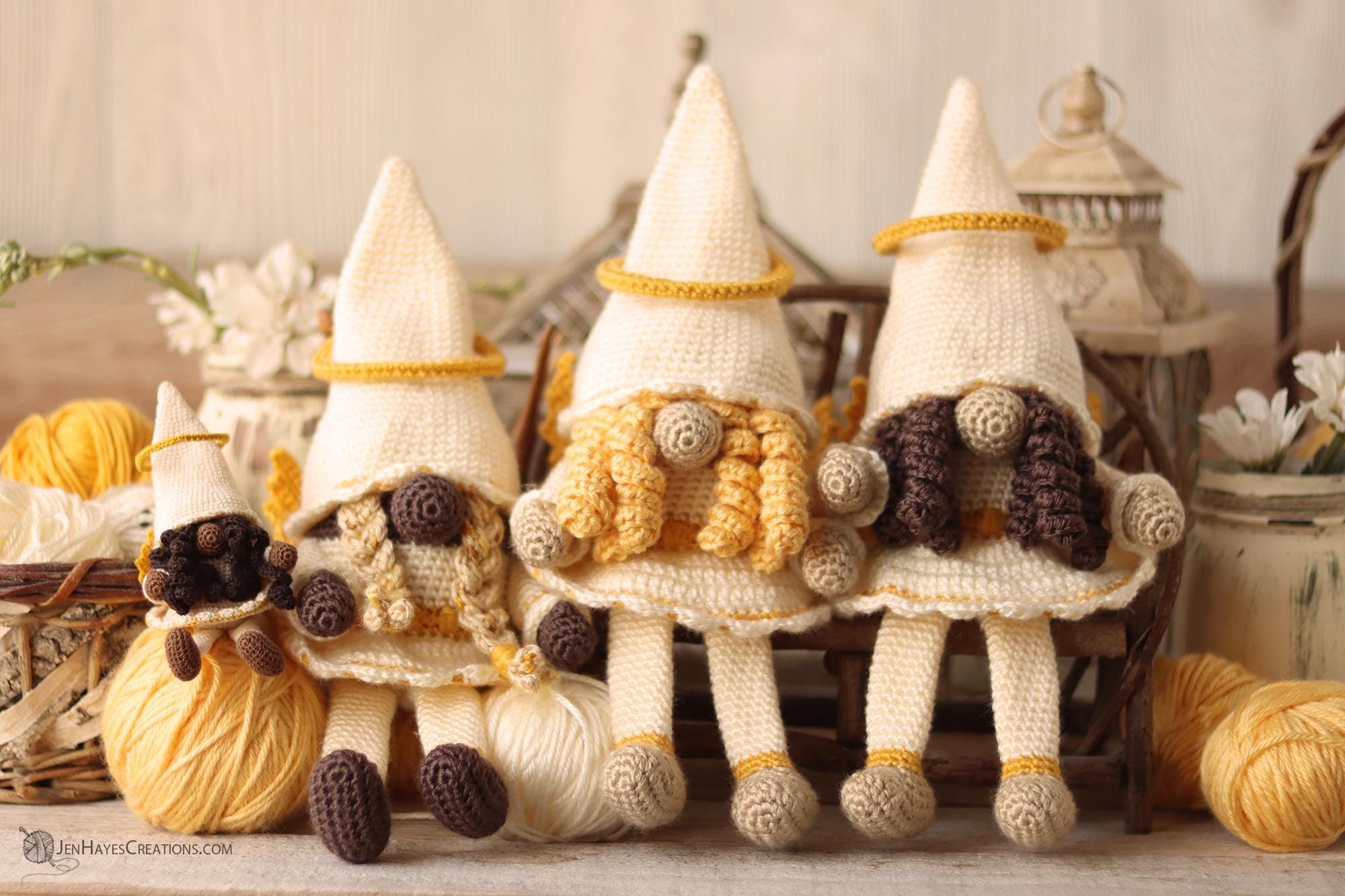 38 Crochet Patterns Inspired by Angels: Heavenly, Whimsical, and Giftable Crochet Ideas 38 Crochet Angel Gnome Amigurumi