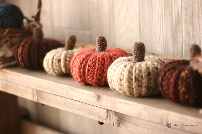 Fall Harvest Crochet Pumpkin Patterns Crochet Pumpkin PDF Pattern in Three Sizes Crochet Pumpkin Pattern Crochet Pumpkin PDF Pattern image 9