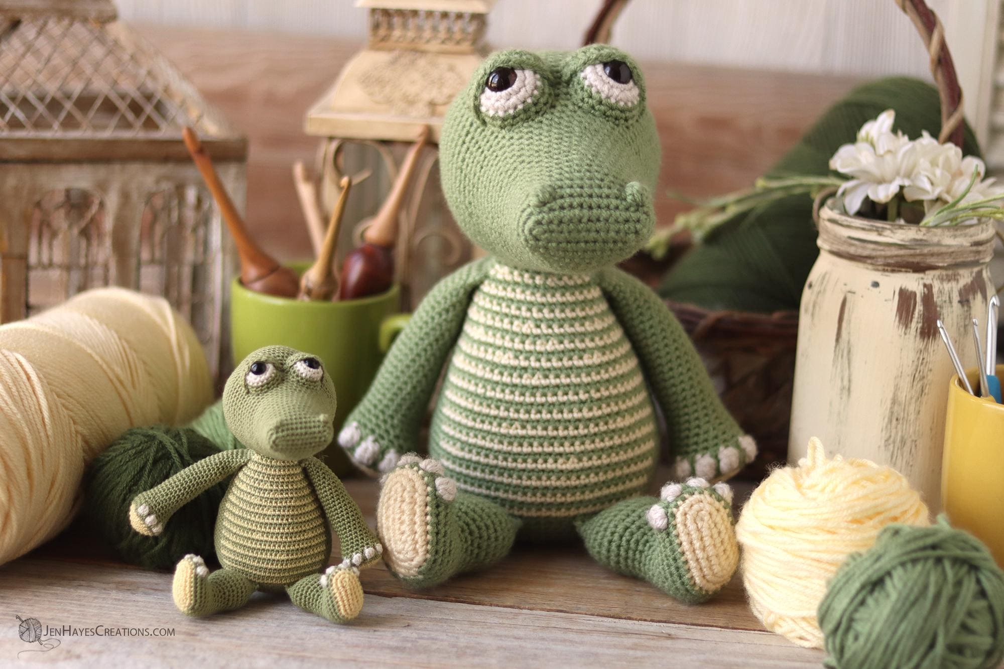 40 Alligator Crochet Patterns for Handmade Gifts, Nursery Decor, and Playful Amigurumi 33 Large Crochet Amigurumi Alligator Plush