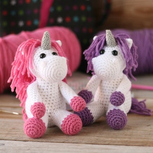 Small Animal Collection: Crochet Horse, Crochet Unicorn, Crochet Zebra Crochet Zebra PDF Crochet Unicorn PDF Crochet Horse PDF image 2