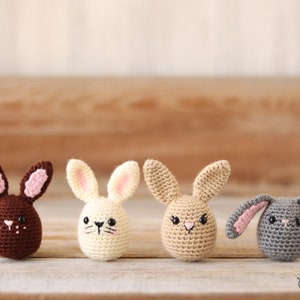 Crochet Bunny Egg Pattern Crochet Easter Bunny PDF Crochet Easter Egg Bunny Pattern Egg Bunny PDF Amigurumi Bunny Crochet Bunny image 2