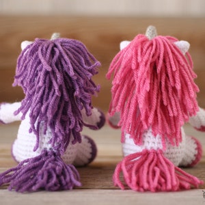 Small Animal Collection: Crochet Horse, Crochet Unicorn, Crochet Zebra Crochet Zebra PDF Crochet Unicorn PDF Crochet Horse PDF image 8