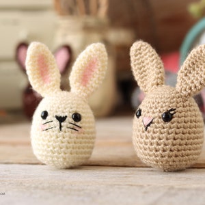 Crochet Bunny Egg Pattern Crochet Easter Bunny PDF Crochet Easter Egg Bunny Pattern Egg Bunny PDF Amigurumi Bunny Crochet Bunny image 7