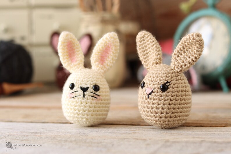 Crochet Bunny Egg Pattern Crochet Easter Bunny PDF Crochet Easter Egg Bunny Pattern Egg Bunny PDF Amigurumi Bunny Crochet Bunny image 7