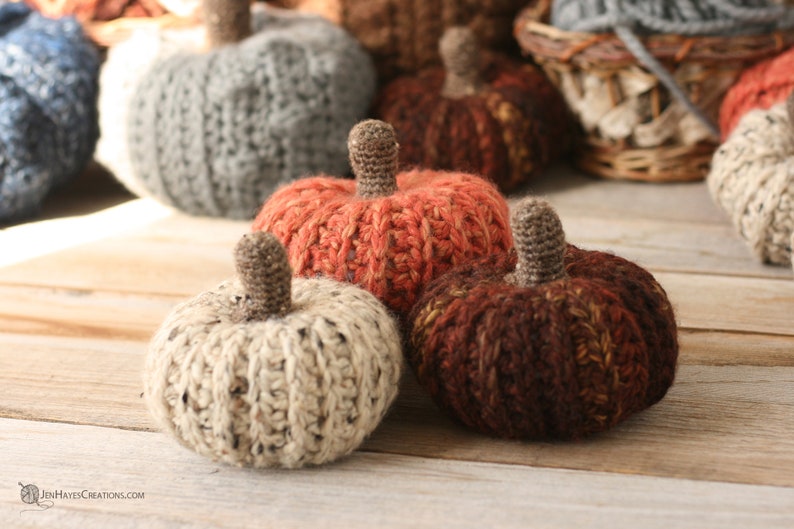 Fall Harvest Crochet Pumpkin Patterns Crochet Pumpkin PDF Pattern in Three Sizes Crochet Pumpkin Pattern Crochet Pumpkin PDF Pattern image 6