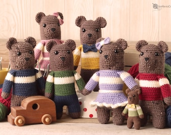 Crochet Teddy Bear Pattern | Beginner-Friendly Amigurumi (PDF Pattern)