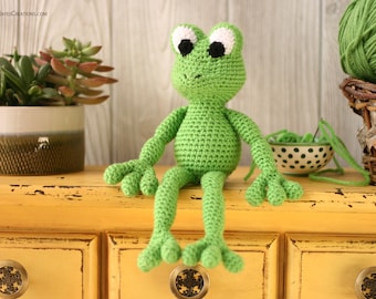 Small Animal Collection Frog | Crochet Frog PDF | Speckled Frog Pattern | Frog Crochet Pattern | Amigurumi Crochet Frog | Amigurumi Frog