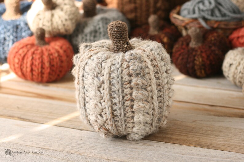 Fall Harvest Crochet Pumpkin Patterns Crochet Pumpkin PDF Pattern in Three Sizes Crochet Pumpkin Pattern Crochet Pumpkin PDF Pattern image 4