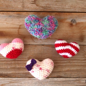 Crochet Puffy Heart Keychain Pattern Puffy Crochet Heart Pattern Valentine's Day Heart Crochet Pattern Amigurumi Heart Pattern Heart image 9