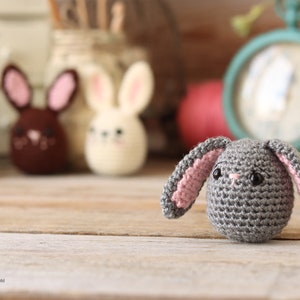 Crochet Bunny Egg Pattern Crochet Easter Bunny PDF Crochet Easter Egg Bunny Pattern Egg Bunny PDF Amigurumi Bunny Crochet Bunny image 6