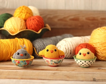 Crochet Chick Egg Pattern | Crochet Chick Pattern | Easter Crochet Pattern | Chick Easter Decor PDF | Amigurumi Chick | Amigurumi Chick Egg