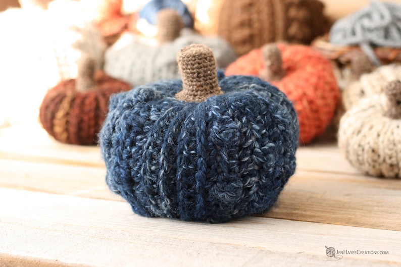 Fall Harvest Crochet Pumpkin Patterns Crochet Pumpkin PDF Pattern in Three Sizes Crochet Pumpkin Pattern Crochet Pumpkin PDF Pattern image 3