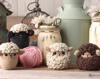 Crochet Sheep Egg Pattern | Crochet Easter Sheep PDF | Crochet Easter Egg Sheep Pattern | Egg Sheep PDF | Amigurumi Sheep | Crochet Sheep