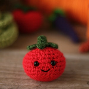 PATRONES DE CROCHET / Libro electrónico de verduras de la huerta: repollo, zanahorias, tomates / Verduras de ganchillo / Comida de juguete de ganchillo / Comida Amigurumi imagen 8