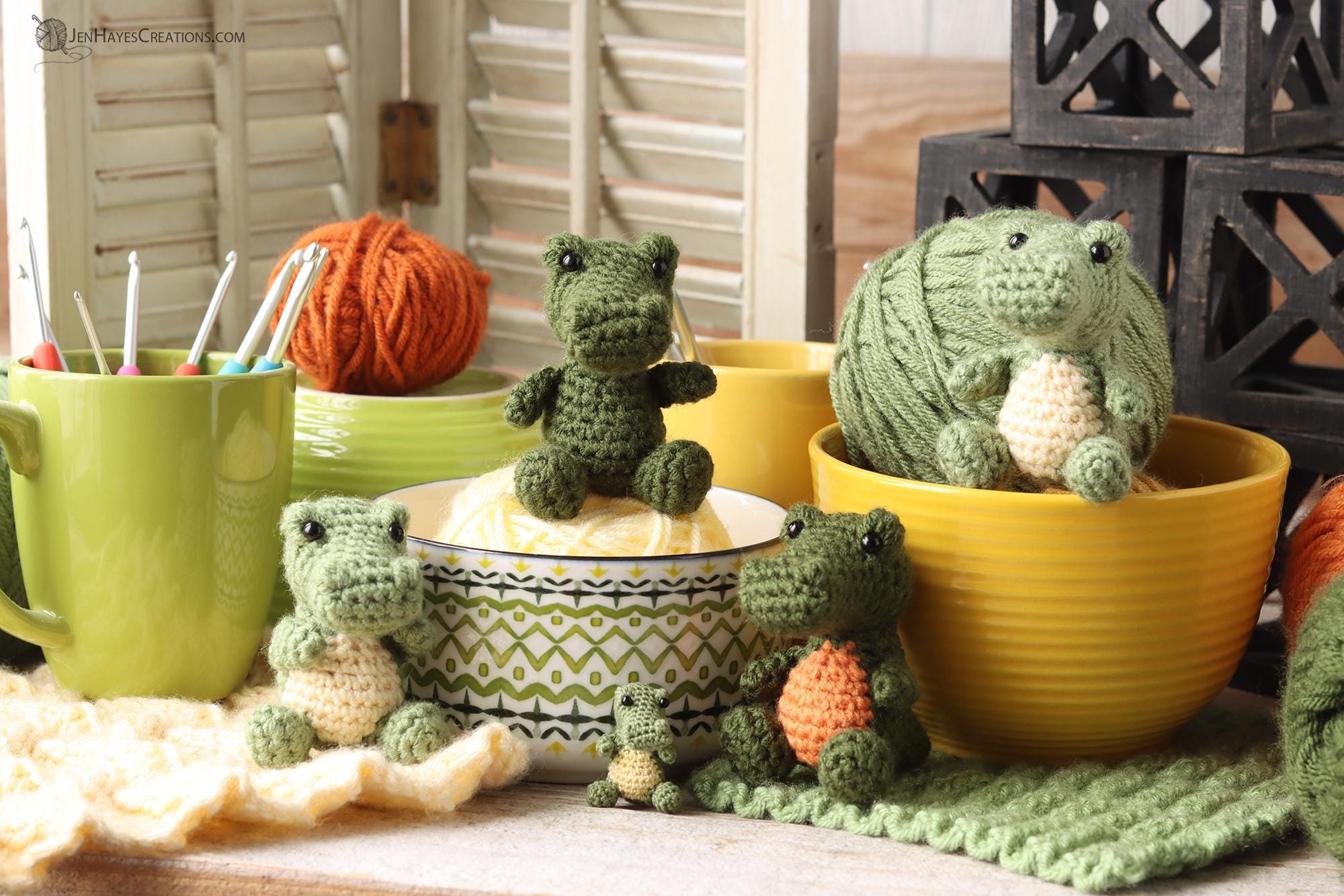 40 Alligator Crochet Patterns for Handmade Gifts, Nursery Decor, and Playful Amigurumi 18 Small Crochet Alligator Pattern with Keychain Option