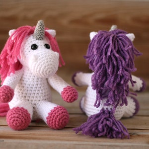 Small Animal Collection: Crochet Horse, Crochet Unicorn, Crochet Zebra Crochet Zebra PDF Crochet Unicorn PDF Crochet Horse PDF image 5