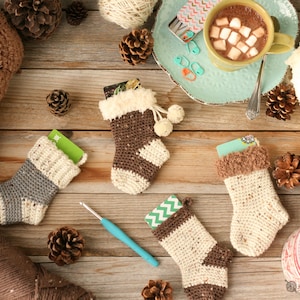 Gift Card Stockings Pattern | Crochet Stockings Pattern | Christmas Stockings Pattern | Small Stocking Patterns | Stocking Pattern PDF
