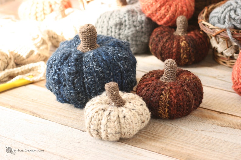 Fall Harvest Crochet Pumpkin Patterns Crochet Pumpkin PDF Pattern in Three Sizes Crochet Pumpkin Pattern Crochet Pumpkin PDF Pattern image 8