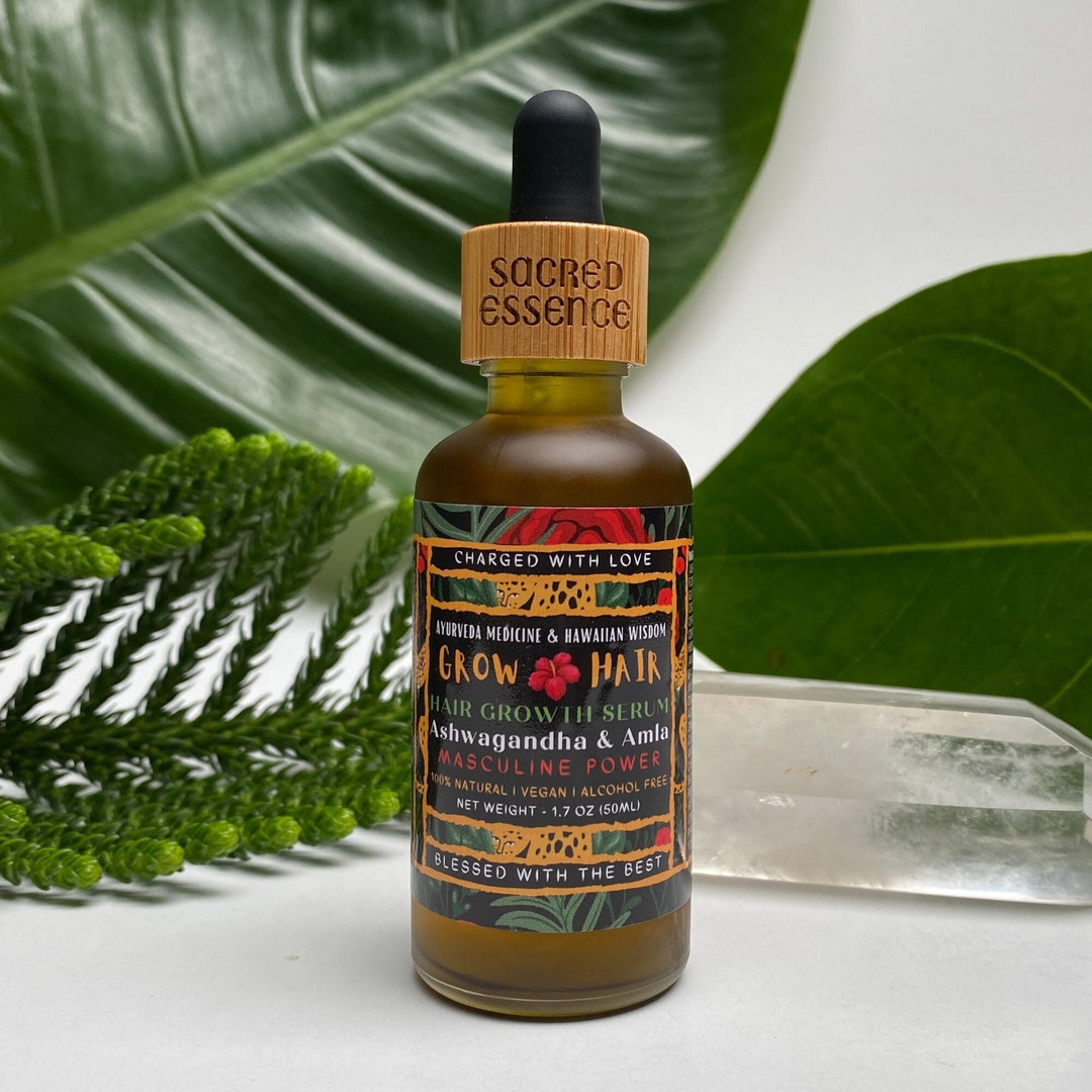 AYURVEDIC HAIR GROWTH Serum Masculine Power Super Potent Ayurveda Hair