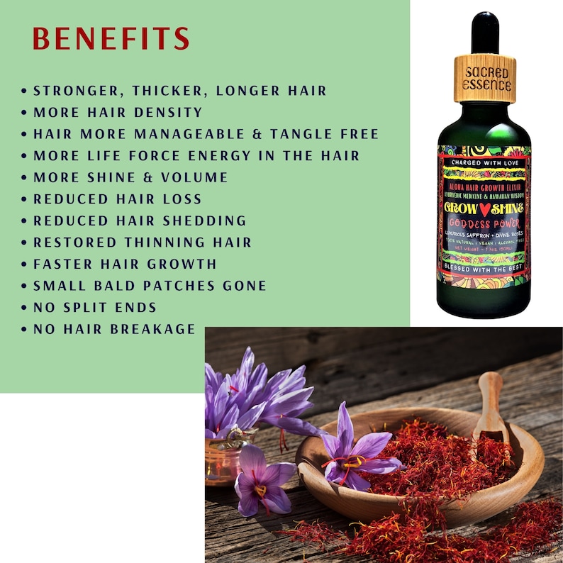 ALOHA Ayurveda Intensive Hair Growth Elixir Hair Regrowth Etsy